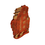 Chinese Calligraphic Cinnabar Ink Stick Double Dragons Scenery Art ws277S