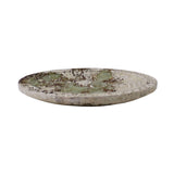 Chinese Stone Ancient Motif Carving Eight Trigrams Round Decor Display ws312S