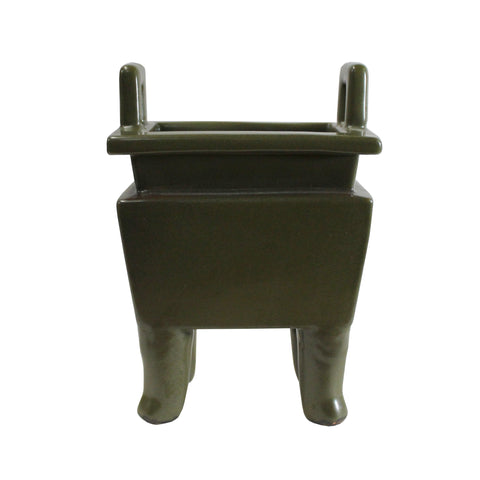incense holder - ding - oriental clay urn