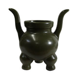 incense holder - ding - oriental clay urn