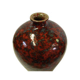 Chinese Handmade Ox Blood Red Marks Ceramic Accent Vase ws341S