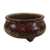 candle holder - incense holder - ox blood urn