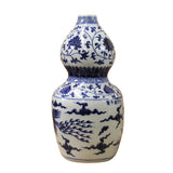 blue white vase - Chinese vase - porcelain vase