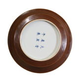 Chinese Blue White Ancient Scenery Fengshui Painting Porcelain Plate ws495S