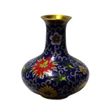 metal vase - enamel vase - lotus flower vase