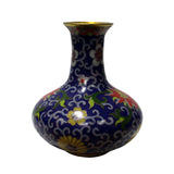 metal vase - enamel vase - lotus flower vase
