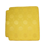 A27 Chinese Oriental Golden Yellow Silk Fabric Square Seat Cushion Pad ws598S