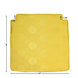 seat cushion - golden yellow seat pad - Asian Chinese seat cushion