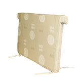 A1 Chinese Oriental Light Cream Beige Fok Fabric Rectangular Seat Cushion Pad ws606S