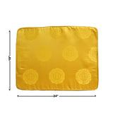 A7 Chinese Oriental Golden Yellow Silk Fabric Rectangular Seat Cushion Pad ws612S