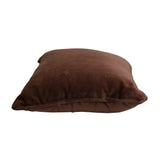 A15 Velvet Brown Square Shape Fabric Couch Sofa Cushion ws640S