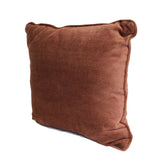 A15 Velvet Brown Square Shape Fabric Couch Sofa Cushion ws640S