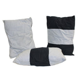 A30 3 Pieces Blue Color Rectangular Fabric Couch Sofa Cushions ws651S