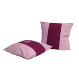 A33  Pair Purple Color Square Fabric Couch Sofa Cushions ws655S