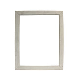 F7 Wood Silver Scroll Motif Rim Rectangular Picture Painting Frame ws681S