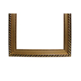 F3 Wood Golden Scroll Motif Rim Rectangular Picture Painting Frame ws683S