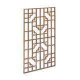Rectangular Plain Wood Geometric Pattern Wall Panel ws720S