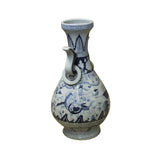 Chinese Blue White Porcelain Oriental Graphic Yuhuchun Vase ws732S
