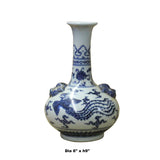 Chinese Blue White Porcelain Precise Birds Scenery Vase ws735S