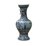 blue white vase - Chinese vase - porcelain vase