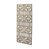 Rectangular Raw Plain Wood Geometric Pattern Wall Panel ws746S