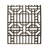 Rectangular Raw Plain Wood Geometric Pattern Wall Panel ws746S