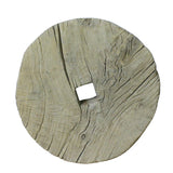 Rustic Raw Wood Round Thick Plank Display Board ws755S
