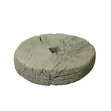 Rustic Raw Wood Round Thick Plank Display Board ws755S