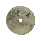 Rustic Raw Wood Round Thick Plank Display Board ws756S