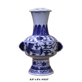Chinese Blue White Porcelain Precise Birds Scenery Vase ws758S