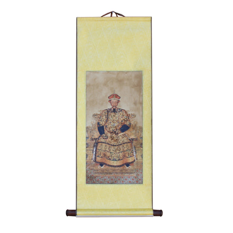 Qianlong Emperor - scroll painting  - Qing emperor painting
