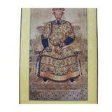 Chinese Qing Emperor Portrait Scroll Painting Wall Art ws770S