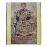 Chinese Qing Emperor Portrait Scroll Painting Wall Art ws770S