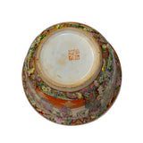 Chinese Oriental Porcelain People Scenery Bowl Container Decor ws786S