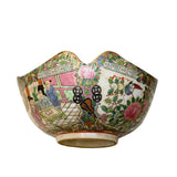 Chinese Oriental Porcelain People Scenery Bowl Container Decor ws787S
