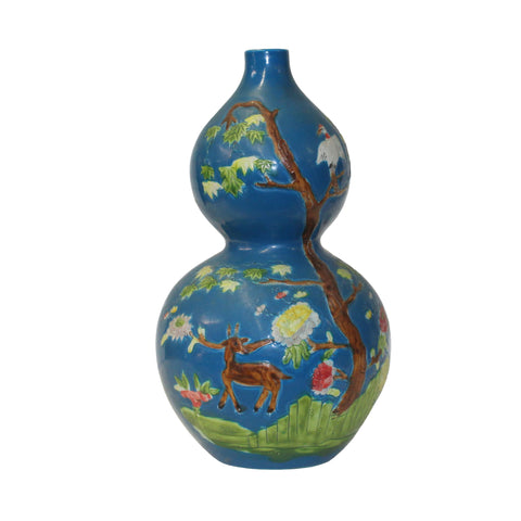 blue vase - porcelain vase - small vase