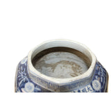 Chinese Blue White Oriental Scenery Porcelain Pot Vase ws863S