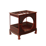 Chinese Rosewood Furniture Canopy Bed Miniature Display ws906S