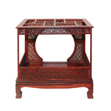 Chinese Rosewood Furniture Canopy Bed Miniature Display ws906S