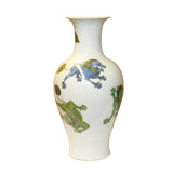Chinese Handmade Multi-Color Foo Dogs Porcelain Vase ws933S