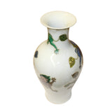 Chinese Handmade Multi-Color Foo Dogs Porcelain Vase ws933S