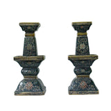 candle holder - wood table lamp - Chinese lamp