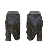 elephant figure - stone elephant - garden statue