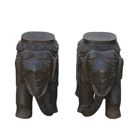 elephant figure - stone elephant - garden statue
