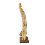 Chinese Cypress Wood Carved Bodhisattva Kwan Yin Tara Statue ws985S