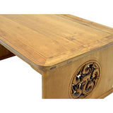 Oriental Simple Light Brown Wood Rectangular Table Stand ws991S