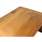 Oriental Simple Light Brown Wood Rectangular Table Stand ws991S