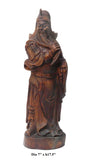 wood carved Kwan Kong statue